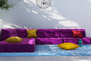 Антивандальный диван Гоа для улицы от Gliver 